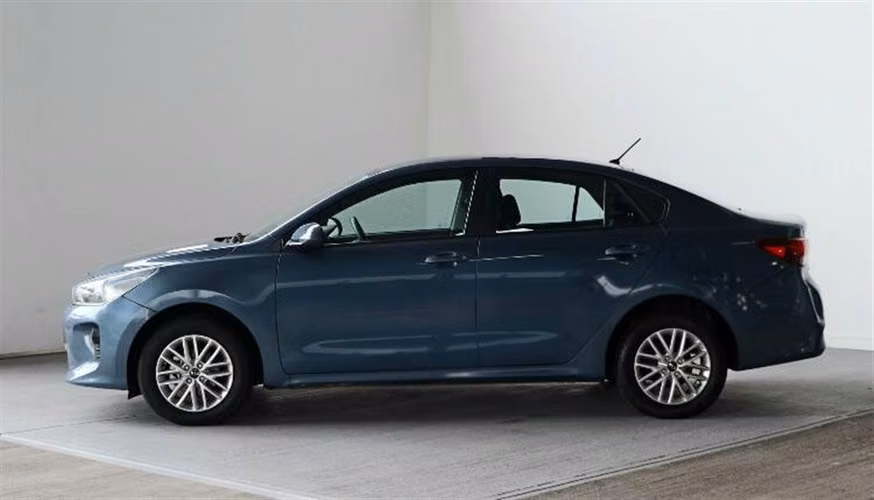 KIA RIO 2020 AUTOMÁTICA GASOLINA AZUL - Imagen 2