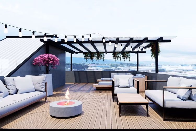 Moderno apartamento de 1 habitación en Costa Rica con rooftop - Imagen 19