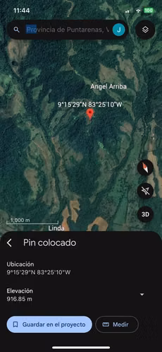 1936 HTS BUENOS AIRES VOLCAN ,FONAFIFO,PPSA .2 MILLONES DE COL / hectarea