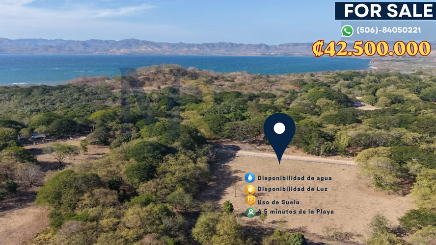 Terrenos cerca de la playa en Guanacaste El Jobo desde 2.352 m²