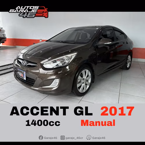 HYUNDAI ACCENT BLUE GL 2017 Manual