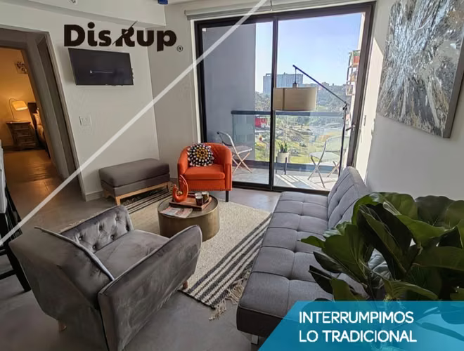 Alquiler de Apartamento  amueblado de 2 habitaciones en Núcleo Sabana