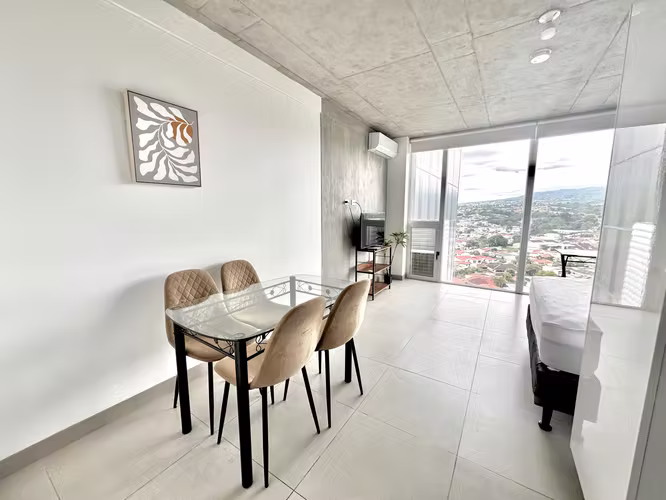 ALQUILER DE APARTAMENTO FULL AMUEBLADO EN TORRE EN CURRIDABAT CON AIRE ACONDICIONADO - Imagen 8
