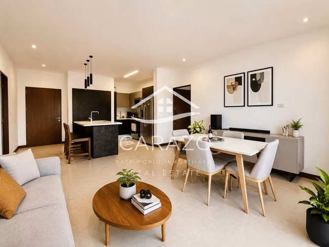 Apartamento 2 hab y jardín en Parques del Sol