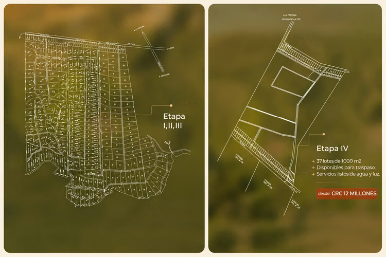 LOTE HACIENDA CORTEZA REAL BAGACES, GUANACASTE 1000 M2