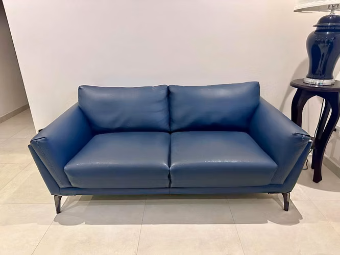 Sofá Moderno 2/3 Puestos Color Azul