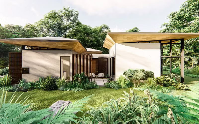 Casa Orikami en Green City, cerca a la Ruta 27
