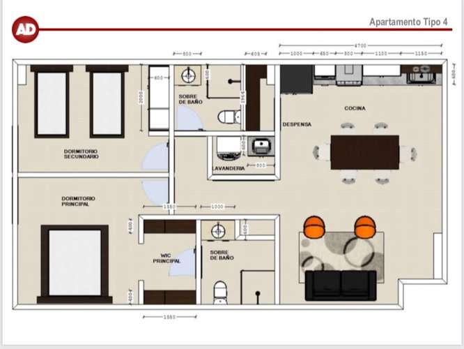 Alquiler apartamento en Sabana norte. Amplio. - Imagen 10
