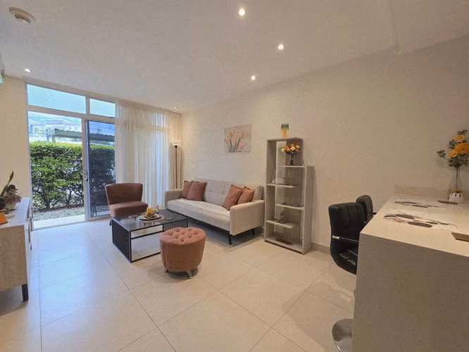 Riverpark, full amueblado, bello-lujoso-amplio 63 m2, 1 hab, 1.5 baños, 2 A/C, terraza, patio. - Imagen 5