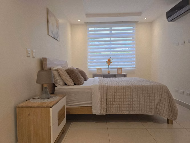 Riverpark, full amueblado, bello-lujoso-amplio 63 m2, 1 hab, 1.5 baños, 2 A/C, terraza, patio. - Imagen 11