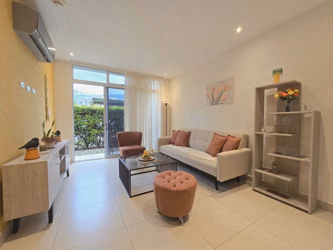 Riverpark, full amueblado, bello-lujoso-amplio 63 m2, 1 hab, 1.5 baños, 2 A/C, terraza, patio. - Imagen 4
