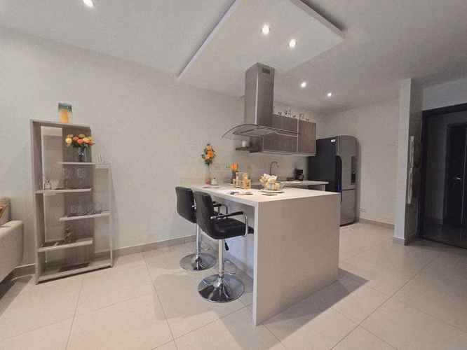 Riverpark, full amueblado, bello-lujoso-amplio 63 m2, 1 hab, 1.5 baños, 2 A/C, terraza, patio. - Imagen 3