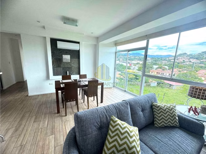 Venta apto amoblado 2 cuartos en Torre cerca de Multiplaza, Escazú #9272511 - Imagen 2