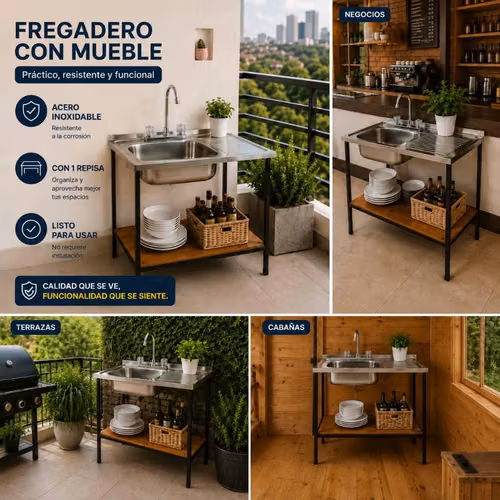 Fregadero de cocina con Mueble - Imagen 4