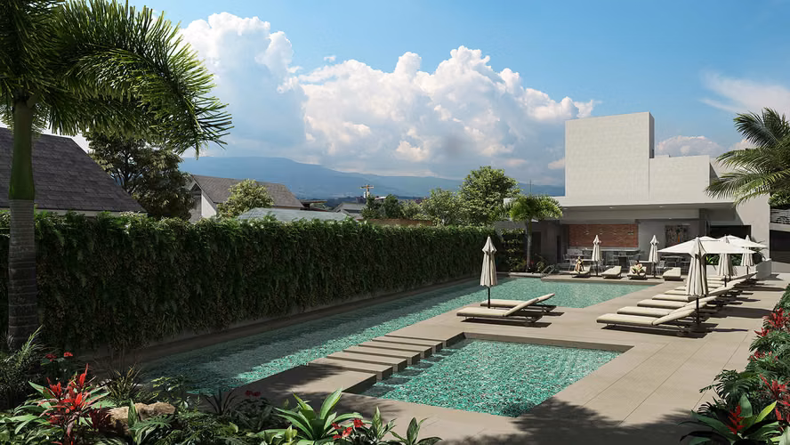 ALQUILER APARTAMENTO 2 HABITACIONES SKY HOUSE SAN JOSE - Imagen 2