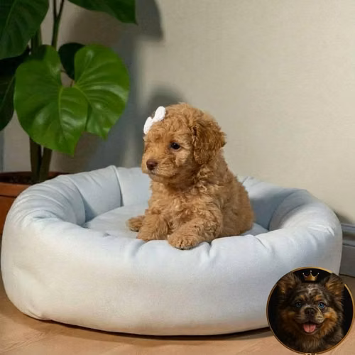 French Poodle Apricot