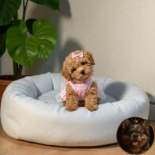 French Poodle Apricot