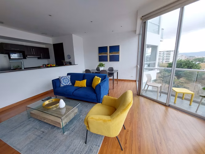 APARTAMENTO AMOBLADO EN VENTA EN LA SABANA P621