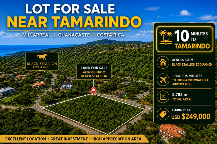 LOTE CERCA DE PLAYA TAMARINDO | 3.788 m² | $249.000 | SE VENDE - Imagen 2