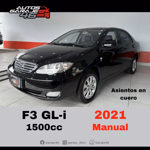 BYD F3 GL-i 2021 Manual