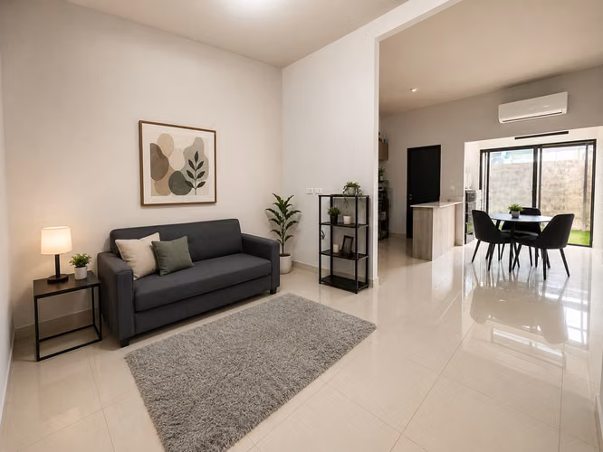 ALQUILER DE CASA EN LINDORA DE 3 HABITACIONES MÁS OFICINA - 2 PARQUEOS