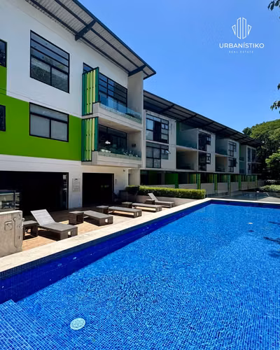 Oportunidad Santa Ana apartamento full amoblado de lujo 1 hab terraza grande