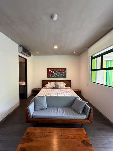 Oportunidad Santa Ana apartamento full amoblado de lujo 1 hab terraza grande