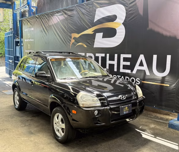 HYUNDAI TUCSON GLS 2006 NEGRO AUTOMÁTICO 4X2