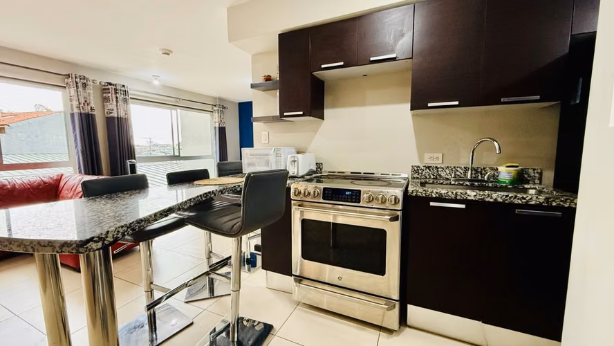 Apartamento Full Amueblado Tipo Estudio en Condominio Residencias Paradisus, Rohrmoser - Imagen 2