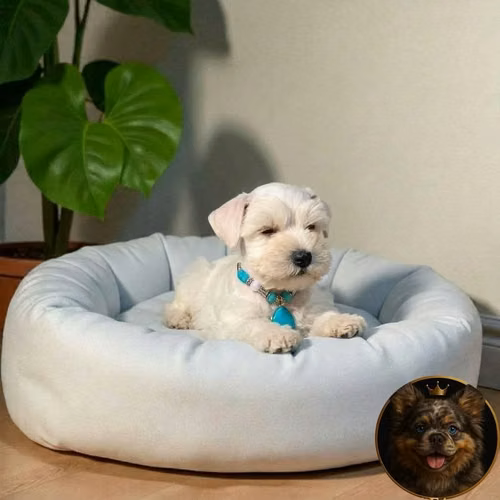 Schnauzer Blanco Mini - Imagen 3