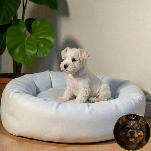 Schnauzer Blanco Mini - Imagen 6
