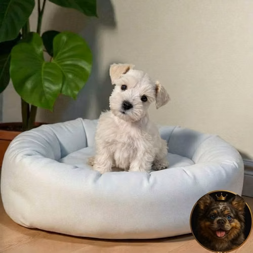 Schnauzer Blanco Mini - Imagen 4