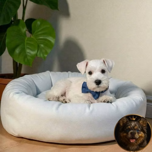 Schnauzer Blanco Mini - Imagen 7