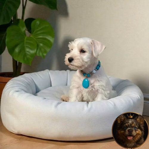 Schnauzer Blanco Mini - Imagen 2