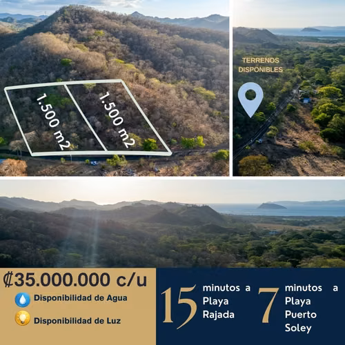 Terrenos cerca de la playa en venta – Puerto Soley, La Cruz Guanacaste - Imagen 2