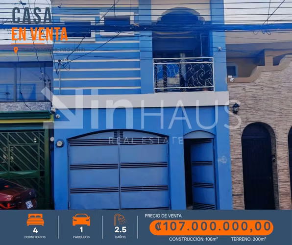 Venta de casa en Desamparados Porvenir-DB