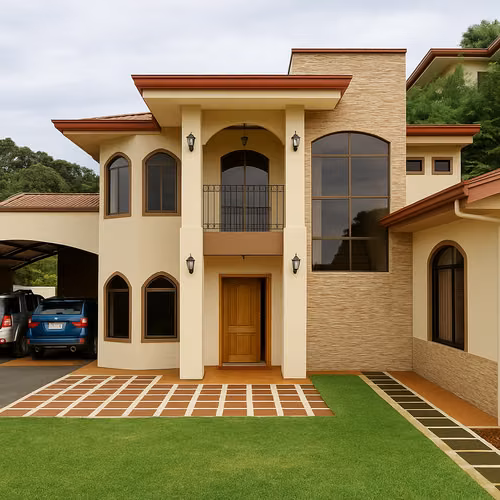 Casa en Venta en Zona Residencial de Montaña. Cajon de Grecia, Construcción: 220 m2   Lote: 1387 m2