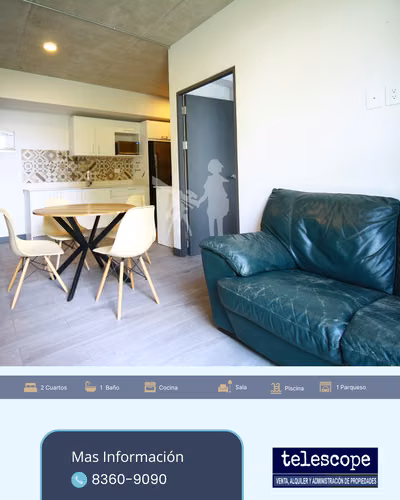 Alquiler de Apartamento 2 Habitaciones Amueblado - La Sabana - Imagen 4