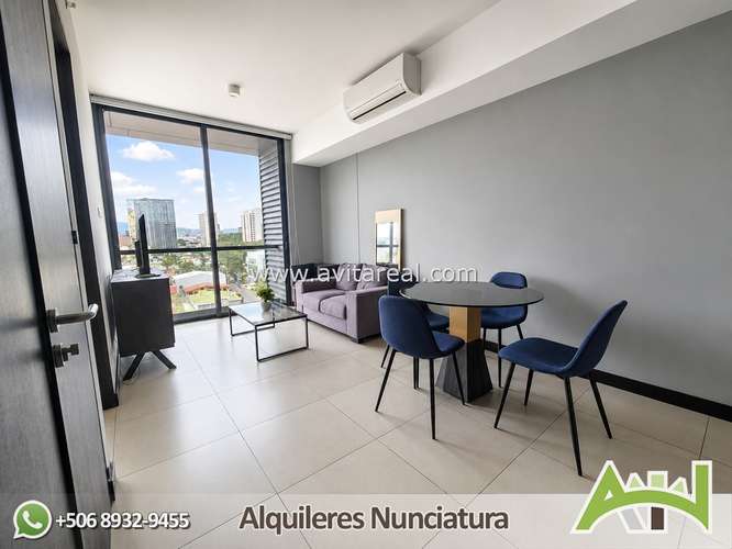Apartamento amueblado de 1 habitación | Torre Rohrmoser | AC - Imagen 6