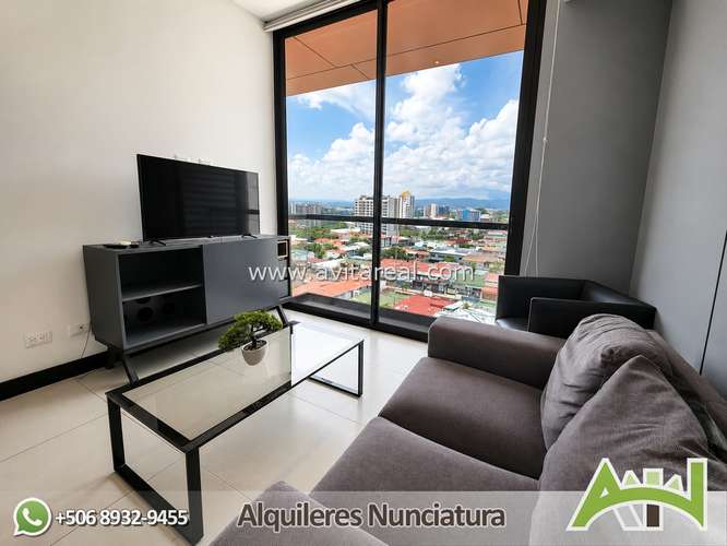 Apartamento amueblado de 1 habitación | Torre Rohrmoser | AC - Imagen 14
