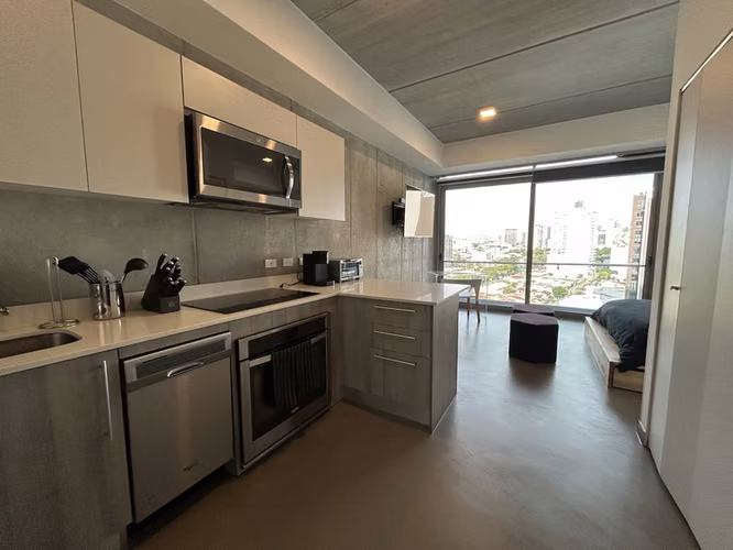Renta de Studio amoblado con hermosas vistas en Nunciatura, Rohrmoser ID 26973