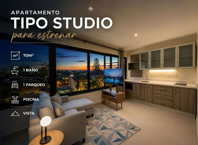 Apartamentos Tipo Studio para Estrenar en Alquiler | Bello Horizonte de Escazú