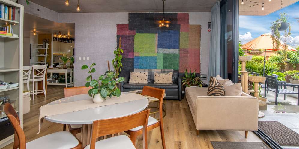 Apartamento 1 hab en Trejos Montealegre Escazú Village terraza - Imagen 4