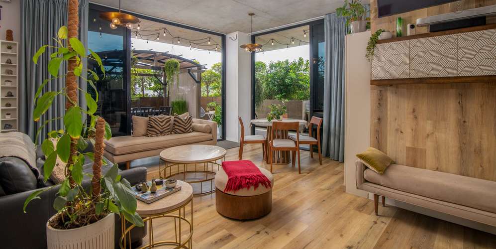 Apartamento 1 hab en Trejos Montealegre Escazú Village terraza privada - Imagen 2