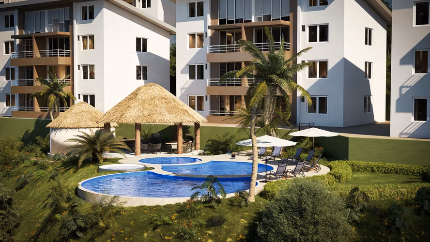 20734 - Apartamento 3 hab, balcones, piscina, gimnasio, Vistas del Coco