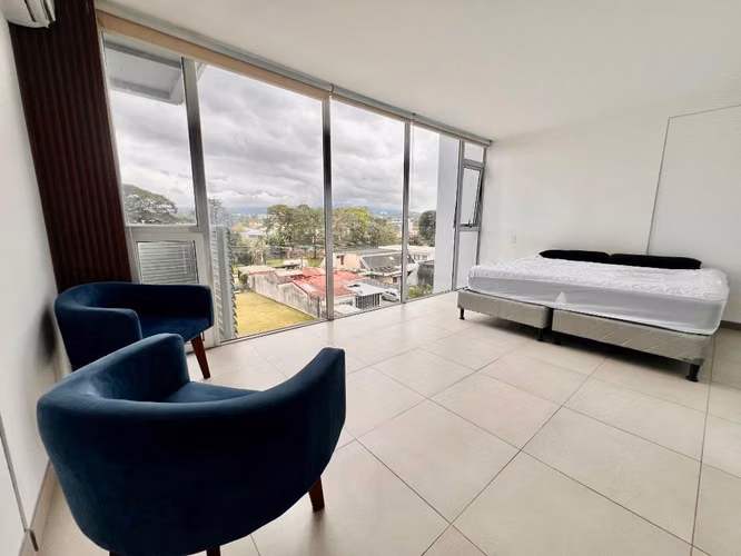 Alquiler de lindo apartamento Estudio en Torre Ifreses Curridabat, Amueblado ,posibilidad de parqueo - Imagen 4