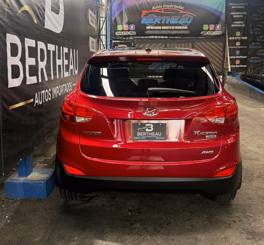 HYUNDAI TUCSON LIMITED 2012 ROJO AUTOMÁTICO 4X4