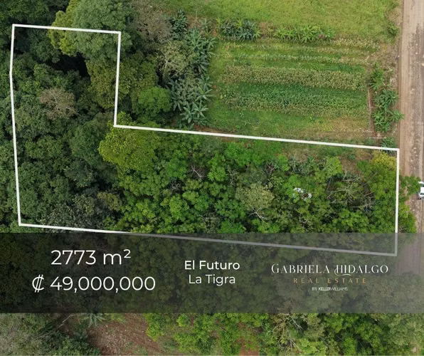 Land for sale El Futuro, La Tigra-124; 2,773 m ²-124