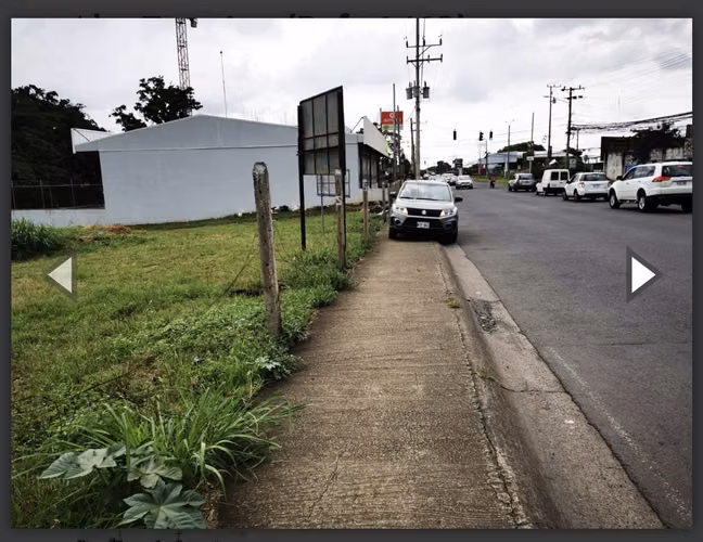 Venta de lote doble frente. Al lado del autopit Cariari