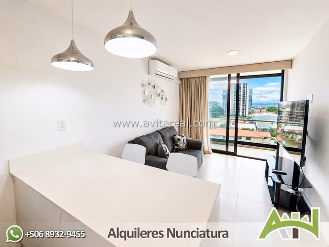 Apartamento de 2 habitaciones | Sky Garden | AC